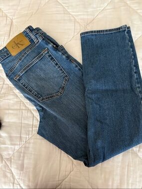 Calvin Klein Medium Blue Ankle Jeans